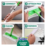كاسحة Swiffer 2 في 1 مجموعة كنس وممسحة بداية ، 1 ممسحة + 19 عبوات