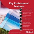 thumbnail image 4 of United LT13 Thermal & Cold Laminator with Paper Trimmer and Corner Rounder 13" Width Black/White, 4 of 8