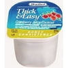 Thick & Easy Thickened Beverage Honey Consistency 4 oz. Portion Cup Cranberry Case of 24