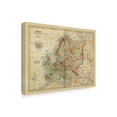 thumbnail image 2 of Trademark Fine Art 'Antique Map of Europe' Canvas Art by Johnson, 2 of 4