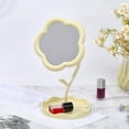 thumbnail image 3 of Flower Makeup Mirror Stand Mirror Stand Mirror Portable Flower Portable Vintage for DIY, 3 of 9
