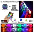 thumbnail image 3 of ICBEAMER 9004 HB1 Canbus LED COB Driving Headlight RGB Daytime Running Light Bulbs control by Smartphone App, 3 of 6
