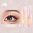thumbnail image 1 of Beauty Gradient Glitter Eyeshadow Stick, One-Swipe Shimmer & Matte Eyeshadow Pen for Beginners, Long-Lasting & High Color Pigment, 6 Colors Available, 1 of 8