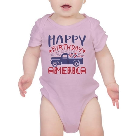 

Happy Birthday America! Bodysuit Infant -Image by Shutterstock 6 Months