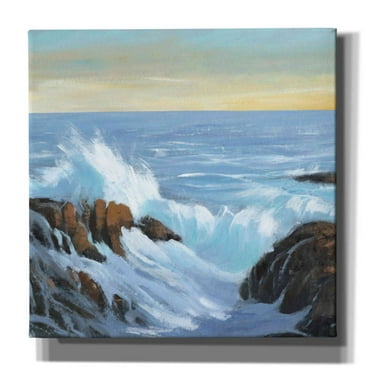 Epic Graffiti 'Rip Tide II' by Tim O'Toole, Canvas Wall Art, 12"x12"