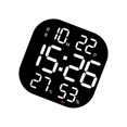 thumbnail image 4 of maskred Digital Wall Clock Temp Date Week Adjustable Display Large Screen Brightness White 28 x 28 x 3cm, 4 of 6
