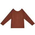 thumbnail image 4 of POROPL Sweaters for Women Crew Neck Sweater Oversized Knitted Pullover Size S-XL, 4 of 6