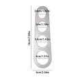 thumbnail image 2 of Stainless Steel Spaghetti Measuring Tool Pasta Kitchen Gadget Accurate Spaghetti Ruler for Serving Sizes Every, 2 of 5