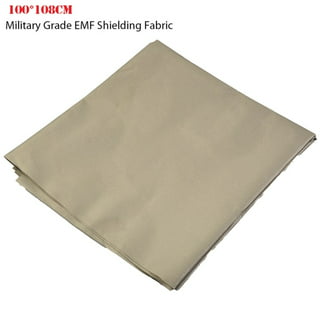 Faraday Fabric 43 x 39 EMF Protection Fabric, Aousthop RFID Shielding  Fabric Signal Blocking Material 1 Yard,EMF Shielding, Cell Phone Signal