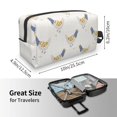 thumbnail image 4 of Goofa Funny Chicken Printed Toiletry Bag with Handle,Large Capacity Travel Makeup Cosmetic Bag for Women, Carry on Airport Airline Compliant Bag, 4 of 9