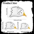 thumbnail image 3 of WHEANG Halloween Room Rug Funny Shaped Room Mat Soft Washable Doormat Gothic Halloween Home Decor, 3 of 5