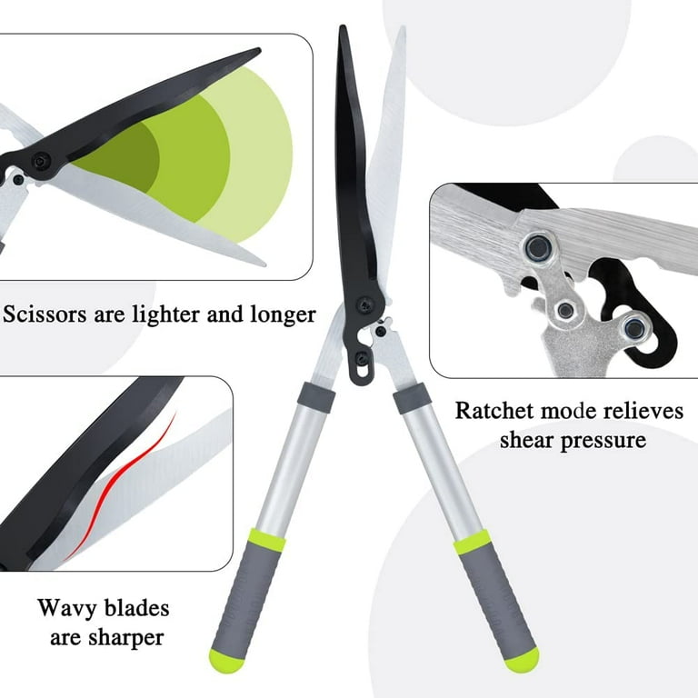 Pruning Shears Hedge Shears For Trimming Borders Boxwood And Bushes, Garden Hedge Clippers Shea Dewalt Hedge Trimmer