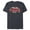 Navy Heather, variant on Disney Mickey & Friends Holidays Snow-Capped Merry Christmas - Short Sleeve Blended T-Shirt for Adults - Customized-Navy Heather