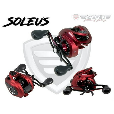 UPC: 0842424117267 | Favorite SLSR6R Soleus Baitcast Fishing Reel Red 6.3:1 RH 10BB