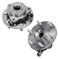 thumbnail image 3 of Detroit Axle - Front Wheel Bearing & Hub Assembly + Outer Tie Rods Replacement for 2011 - 2013 Infiniti QX56 - 4pc Set, 3 of 7