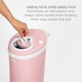 thumbnail image 6 of Ubbi Odor Locking Steel Diaper Pail, Baby Registry Must-Have, Fig Blossom, 6 of 9