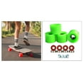 thumbnail image 6 of 4pcs 78A High Flexibility Quad Roller Skate Wheels with Bearings Installed Skateboard Wheels for indoor e outdoor Roller Skating Green, 6 of 8