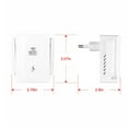 thumbnail image 6 of PURCOLT WiFi Extender WiFi Range Extender Wireless Internet Booster Wireless Signal Booster Repeater With Ethernet Port Extend Internet WiFi For Home Device on Clearance, 6 of 7