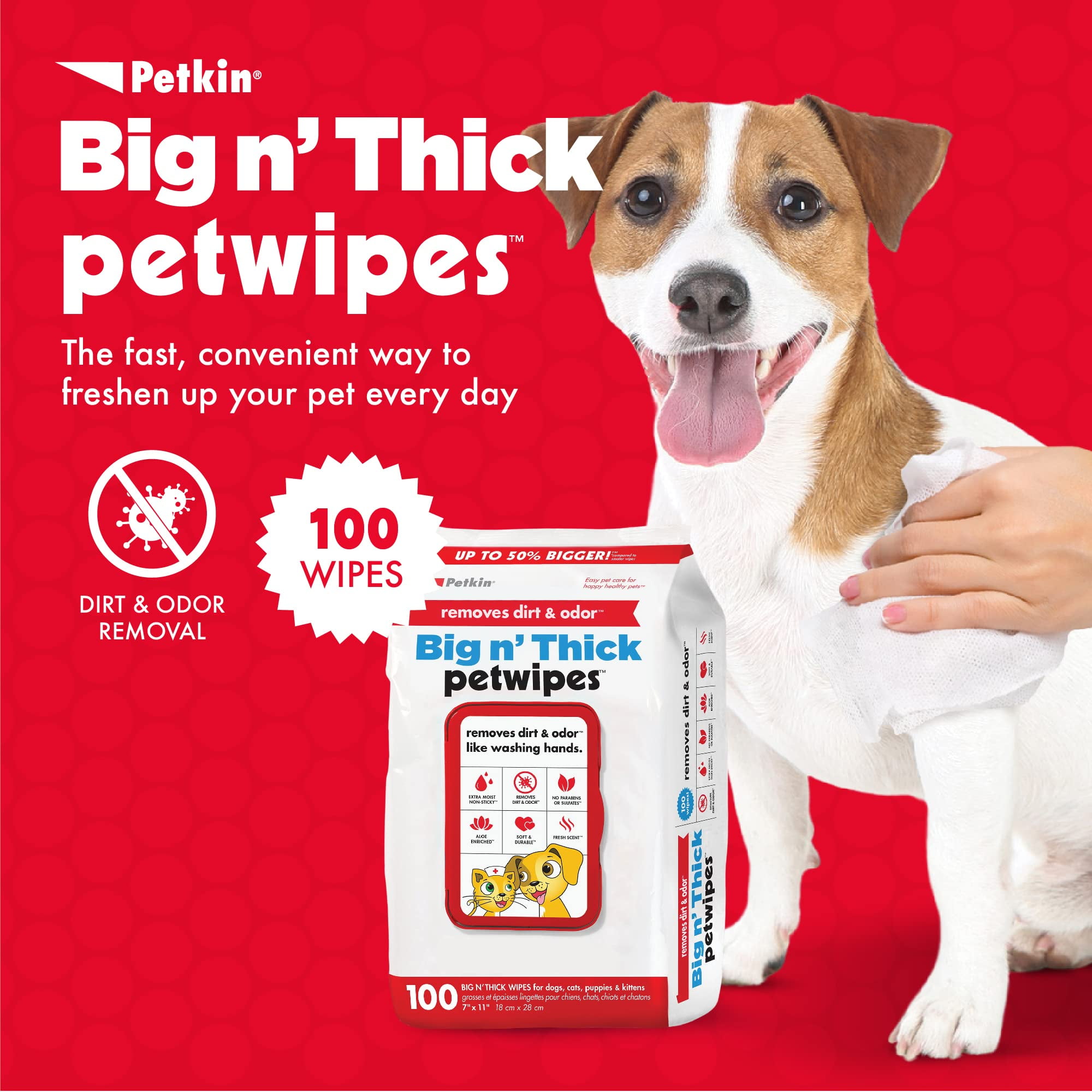 Dog odor wipes hotsell