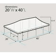 thumbnail image 5 of Party Tents Direct Weekender Outdoor Canopy Pole 3 Tent Set,White. 20' x 20', 20' x 30', 20' x 40, 5 of 9
