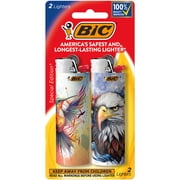 BIC Maxi Special Edition Pocket Lighters, Assorted Designs, 2-Pack, Americas No. 1 Lighter