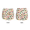 thumbnail image 3 of KLL Christmas Hat Cute Puppy Pattern Shorts Women,Athletic Shorts High Waisted Running Shorts Pocket Sporty Short Gym Elastic Workout Shorts-XX-Large, 3 of 7