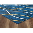 thumbnail image 3 of L'Baiet Coco Blue Graphic 4' x 6' Rug, 3 of 4