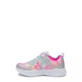 thumbnail image 4 of Skechers Youth Girls' Infinite Heart Lights Running Shoe, 4 of 9