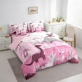 thumbnail image 3 of Homewish Animal Dinosaurs 7-Piece Bedding Comforter Set For Children Teens,Jungle Wildlife King Bedding Sets,Cartoon Dino Ultra Soft Bed Sheets,Ultra Soft Home Decor,Reversible, 3 of 8