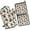 Cute Doberman, variant on Cute Doberman and Dog Footprint Kitchen Oven Mitt and Pot Holder Sets 2 Pcs for Baking, Cooking and Grilling, Heat Resistant Up To 392 °F