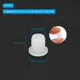thumbnail image 2 of Uxcell T-Shaped Silicone Rubber Solid Plug for 7.3 to 7.4mm Hole White 24 Pieces, 2 of 6