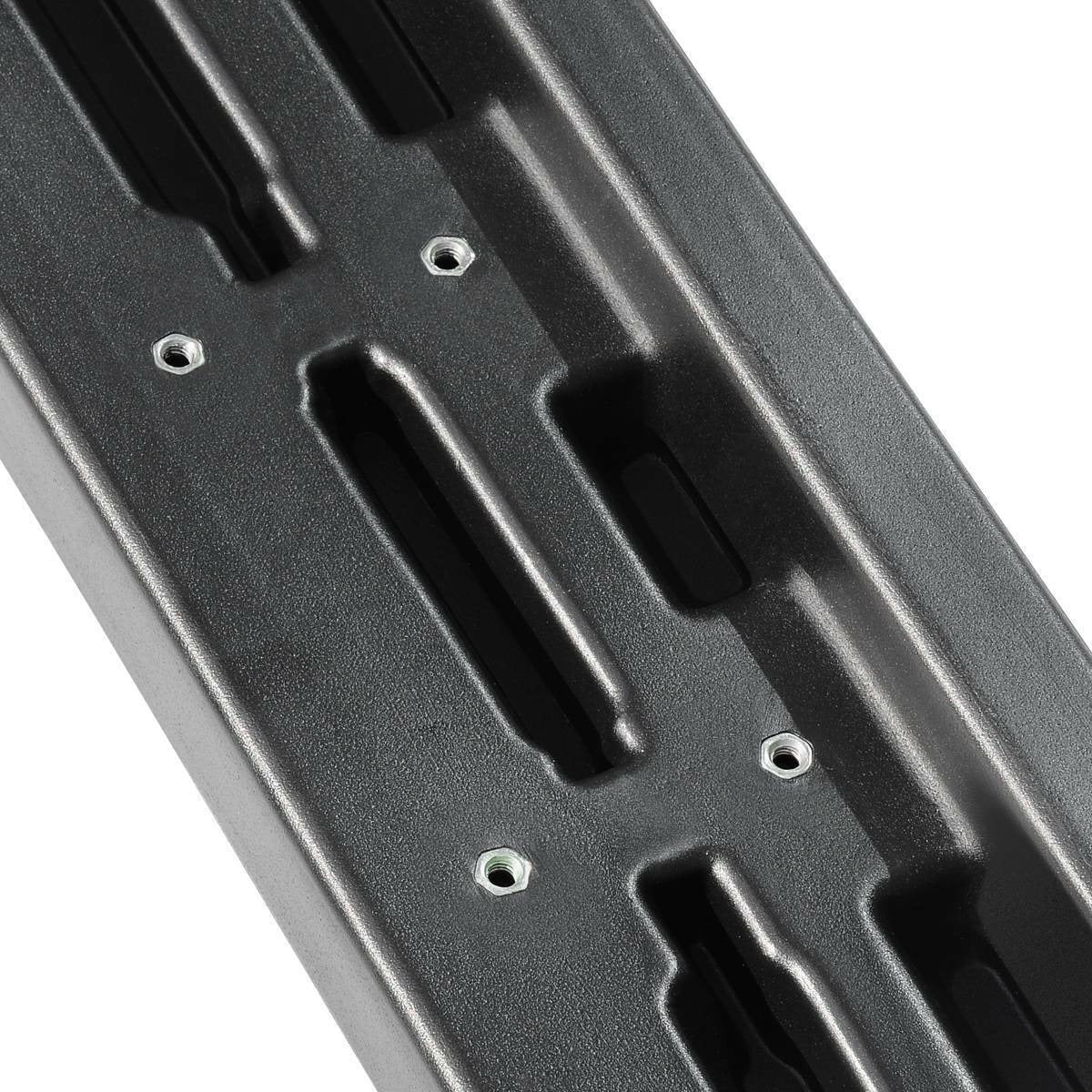 RVNI Running Boards for 2018-2025 Jeep Wrangler JL 4-Door Black 6 inch Side Step Nerf Bars (Excl JK Model)