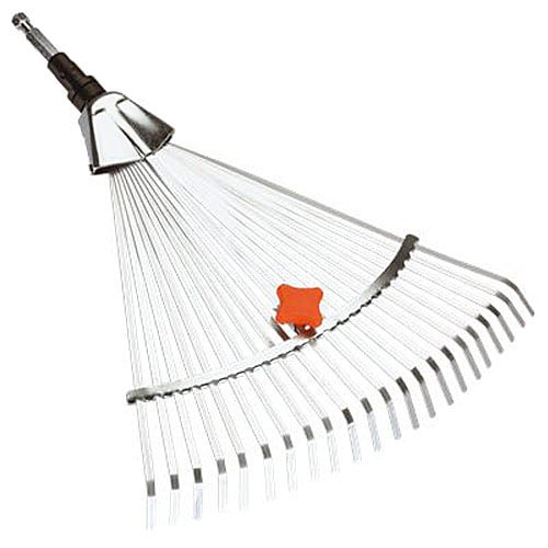 gardena 33103 combisystem metal leaf rake 12 20 quot spread walmart gardena