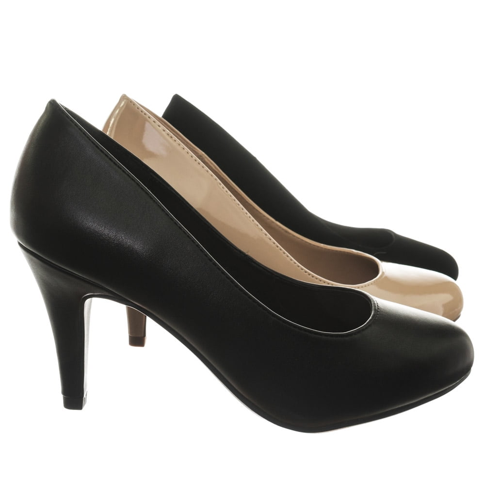 wide width thick heels