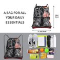 thumbnail image 2 of Naloa Veterans Day1 Drawstring Backpack String Bag Cinch Water Resistant for Gym Shopping Sport Yoga, 2 of 6