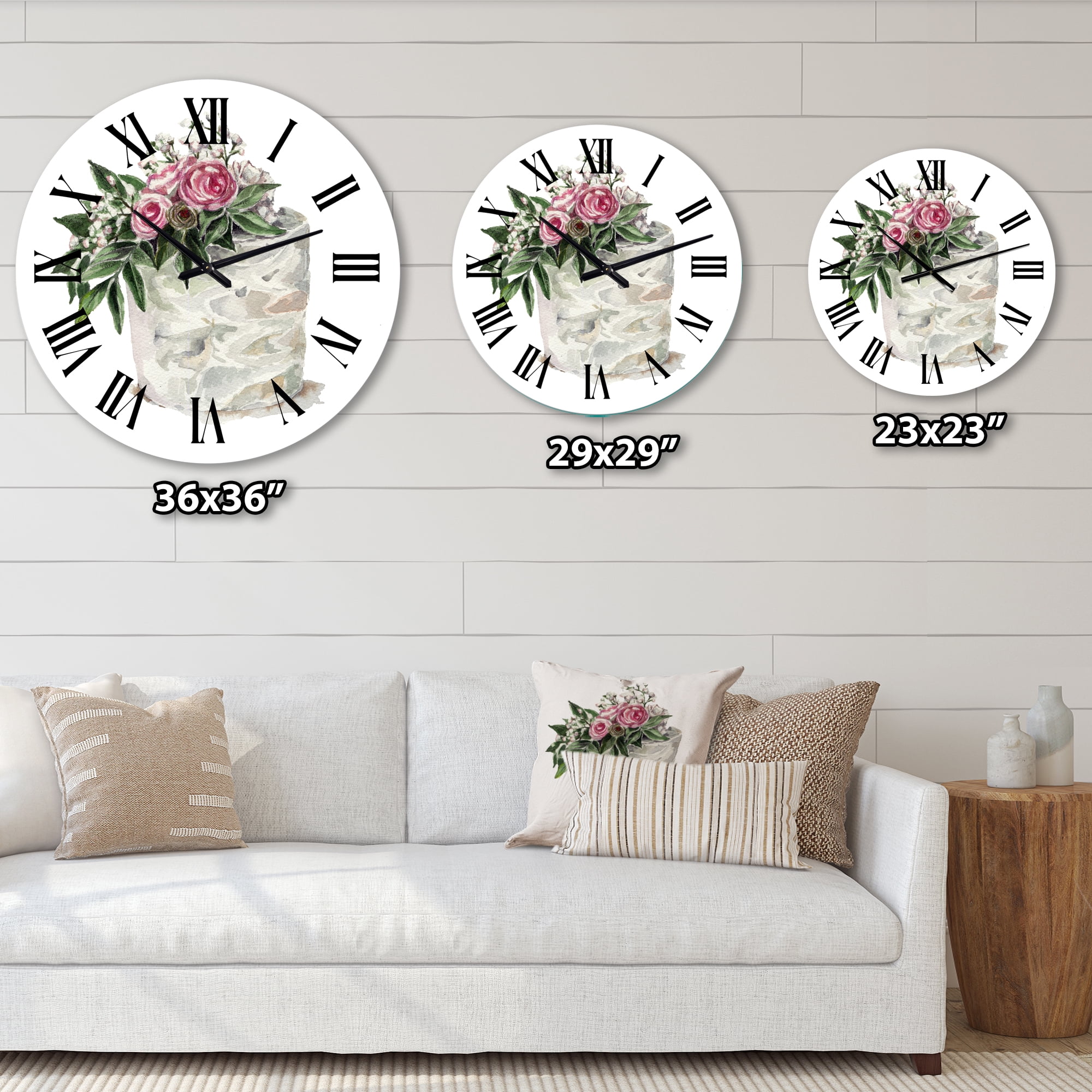 Designart 1 in Traditional Wall Clock