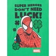 thumbnail image 2 of Marvel's Spider-Man Boys St. Patrick's Day Graphic Tee with Short Sleeves, Sizes 4-18, 2 of 3