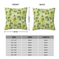 thumbnail image 2 of Yiaed Cute Dinosaurs Cartoon Print Pillow Covers Super Soft Decorative Square Throw Pillow Covers Case Cushion Covers for Sofa Couch Bedroom Car Decor（No pillow core）-22"x22", 2 of 7