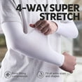 thumbnail image 4 of Sun Protection Cooling Arm Sleeves for Men &Women,Compression Sleeves for Football, Golf & Volleyball, 4 of 10