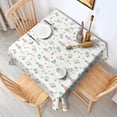 thumbnail image 2 of Princess Unicorn Flower Pattern Square Tablecloth,Waterproof Square Table Cover,Wipeable Spillproof Washable Table Cover for Home Kitchen Party Decor 52"x52"(132x132cm), 2 of 6