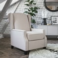 thumbnail image 3 of Flash Furniture Prescott Fabric Push Back Recliner, Cream, 3 of 15
