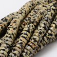 thumbnail image 1 of Flat Round/Disc Natural Dalmatian Jasper Beads Strands Heishi Beads 8x4mm Hole: 1mm about 94~110pcs/strand 15.3 inch, 1 of 2