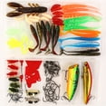 thumbnail image 4 of Calendario Adviento Pesca 82 Uds. Juego Señuelos 2024 Regalos Navidad para Hombres () Rojo, 4 of 5