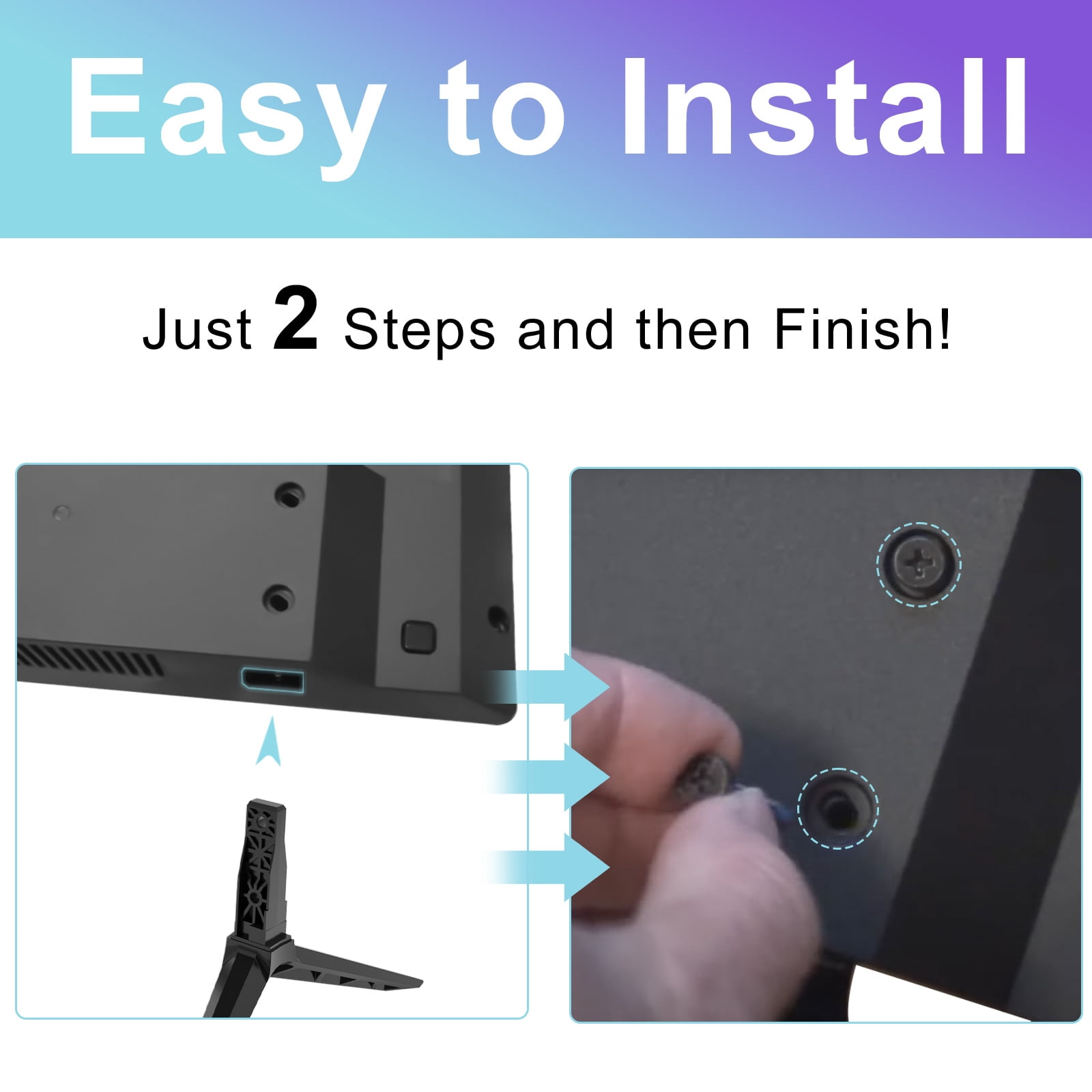 TV Base Stand for Vizio TV Legs Replacement, Only for Vizio D32H-C1 D32HN-E4 D32HN-E4 D40N-E3 D43FX-F4 D43N-E4 TV Base Stand for Vizio TV Stand with Screws