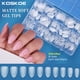thumbnail image 2 of 300 Unids/Caja Gel Suave Mate Puntas Cortas Uñas Postizas Cubierta Completa Herramienta De Arte De, 2 of 4