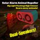thumbnail image 3 of 2X Nueva Alarma Solar de Volumen SúPer Alto Repelente de Animales 2 Parlantes GrabacióN DeteccióN de Movimiento Sensor de Alarma InduccióN de Flash, 3 of 9