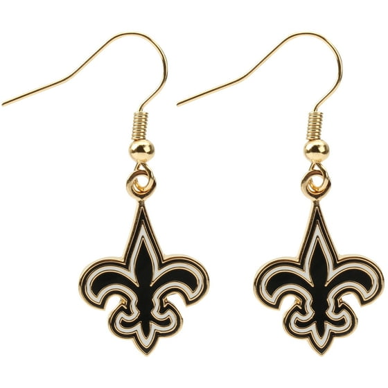 New Orleans Saints Logo Wire Earrings No Size New Orleans Saints Logo Wire Earrings No Size