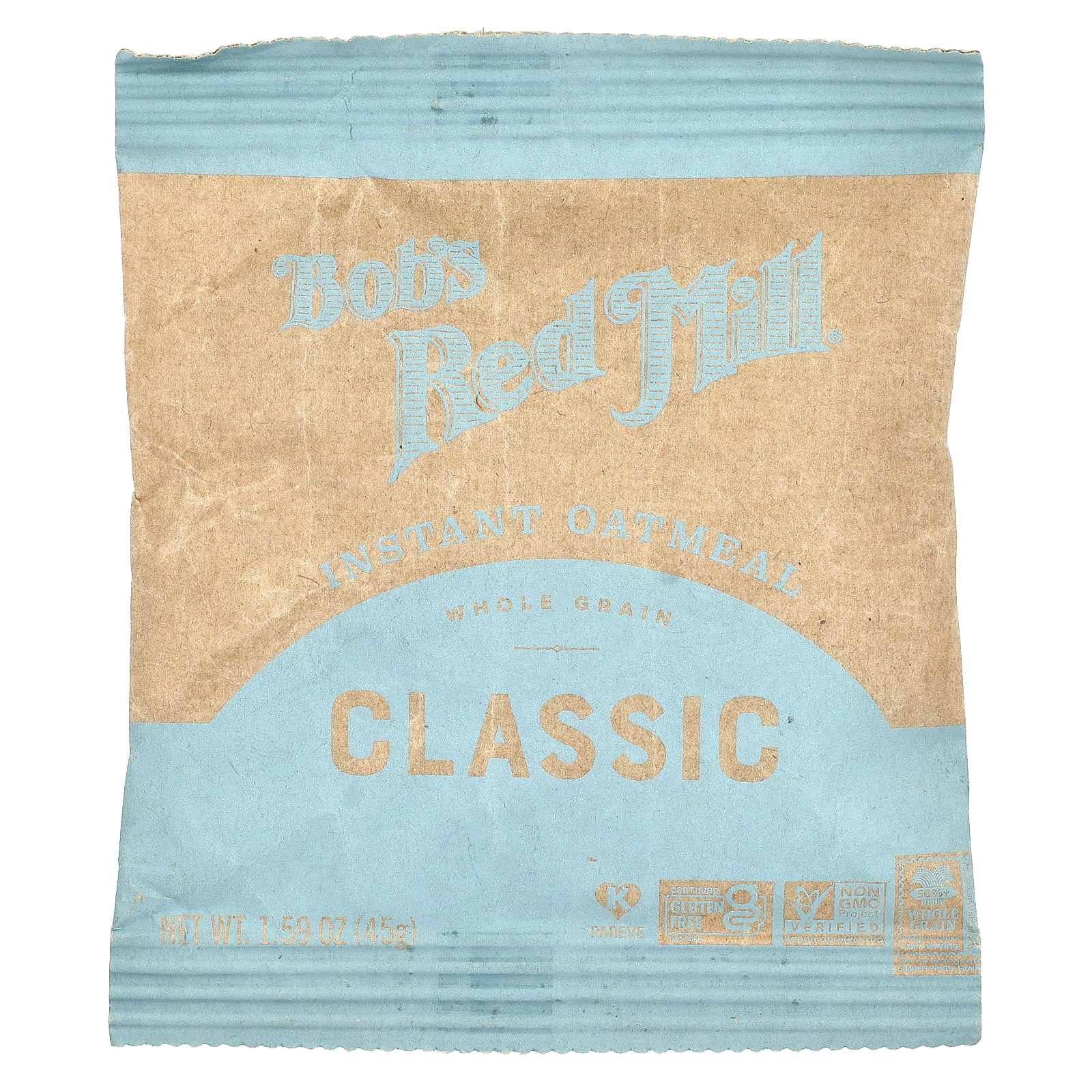 Bob's Red Mill Whole Grain Classic Instant Oatmeal 6 - 1.59 oz Packets