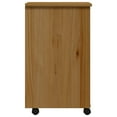 thumbnail image 1 of vidaXL Armoire Roulante avec Tiroirs Bois Massif Pin Brun Miel, 1 of 5