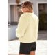 thumbnail image 5 of Abrigo PRETTYGARDEN Corto de Piel Sintética con Bolsillos en Amarillo Talla S, 5 of 8